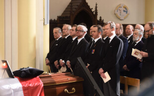 Les obsèques d'Alix de Ligne le 16 février 2019 à l’église Saint-Pierre de Beloeil