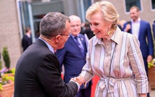 Astrid de Belgique à Atlanta en mission économique