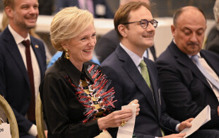 Astrid de Belgique à Smyrna, banlieue d'Atlanta au siège d'UCB