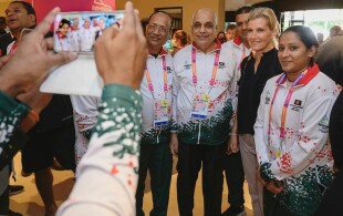 La comtesse de Wessex aux jeux du Commonwealth à Birmingham