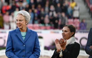 Benedikte de Danemark aux championnats du monde de dressage à Herning