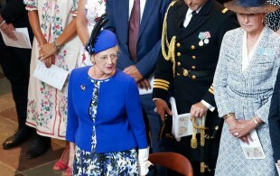 Margrethe de Danemark à Roskilde pour les 1000 ans de l'évêché