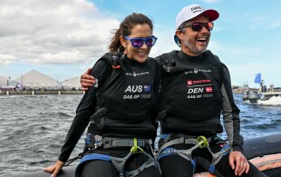 Frederik et Mary de Danemark aux championnats de voile à Copenhague