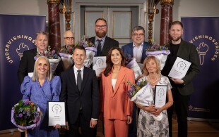 Mary de Danemark remet le prix de l'enseignement 2022 au musée national à Copenhague