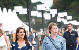 Marie de Danemark au festival de Tonder dans le Jutland du Sud