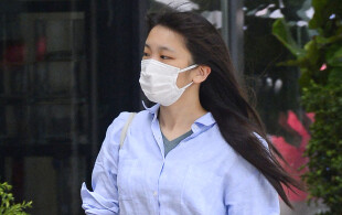 La princesse Mako du Japon aujourd'hui Mako Komuro dans les rues de New York où elle vit