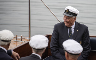Harald de Norvège aux régates de Bygdoy