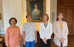 Margareta, Elena, Sophie et Marie de Roumanie réunies à Savarsin