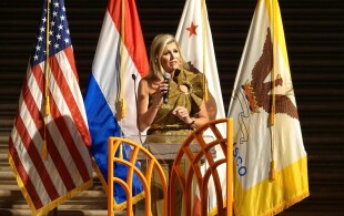 Maxima des Pays-Bas à l'hôtel de ville de San Francisco