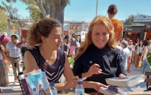 Sarah Ferguson à Lisbonne à la foire du livre
