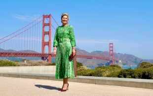 Maxima des Pays-Bas au Golden Gate à San Francisco