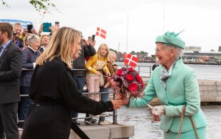 Margrethe de Danemark au port de Copenhague