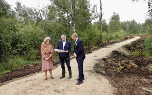 Les souverains des Pays-Bas en province de de Nord-Brabant
