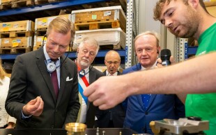 Henri de Luxembourg à Lintgen aux 100 ans de l'entreprise Rotarex