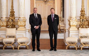 Henri de Luxembourg reçoit le président de la Chambre des métiers au Palais grand-ducal