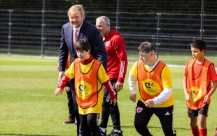 Willem-Alexander des Pays-Bas au Johan Cruyff Legacy
