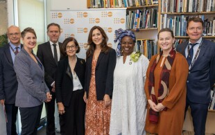 Mary de Danemark à une réunion de l'UNFPA à New York