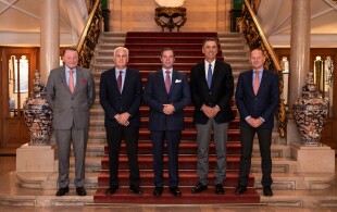 Guillaume de Luxembourg reçoit le producteur américain de verre Guardians Industries