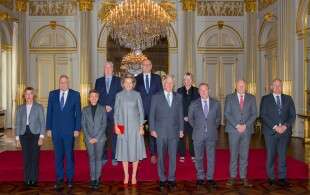 les souverains belges reçoivent les gouverneurs de province au Palais royal