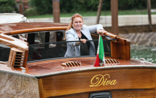 Sarah, duchesse d'York à la Mostra de Venise 2022