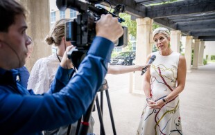 La reine Maxima des Pays-Bas à Austin au Texas s'exprime sur le décès de la reine Elisabeth