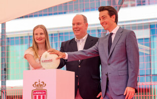 Albert de Monaco inaugure le centre de performance de l'AS Monaco  à La Turbie