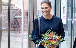 Victoria de Suède à la fondation du cerveau à Stockholm
