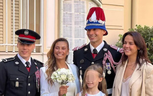 Mariage civil à Monaco de Michael Ducruet, demi-frère de Louis et Pauline Ducruet