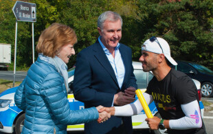 Margareta et Radu de Roumanie à Breaza pour le rallye des vétérans