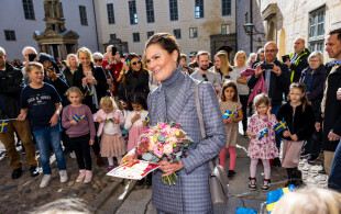 Victoria de Suède aux 50 ans du pont d'Öland