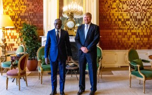 Le roi des Pays-Bas reçoit le président du Bénin Patrice Talon à Huis ten Bosch