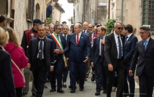 Albert de Monaco à Ripacandida dans le Sud de l'Italie