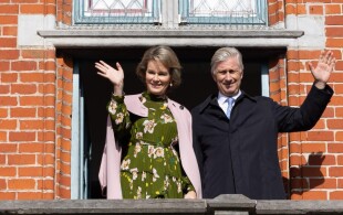 Les souverains belges en province de Brabant wallon