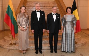 Philippe et Mathilde de Belgique : soirée à Vilnius, 2ème jour de la visite d'Etat