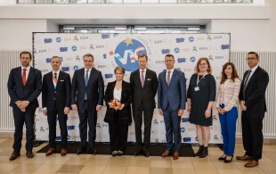 Henri et Maria Teresa de Luxembourg à Esch-sur-Alzette pour une conférence Erasmus