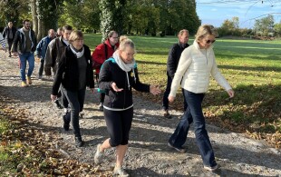 Mathilde de Belgique marche pour la santé mentale  à Namur