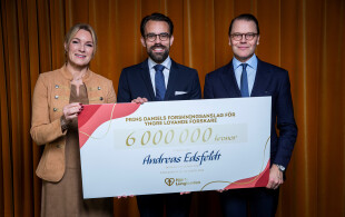 Daniel de Suède remet les prix de la Fondation du coeur