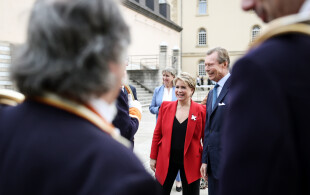 Henri et Maria Teresa de Luxembourg aux 75 ans de l'adhésion du Luxembourg à l'UNESCO