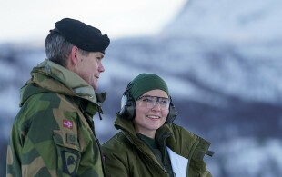 Ingrid Alexandra de Norvège : exercices militaires au camp de Setermoen