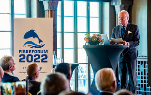Le roi de Suède au forum de la pêche à Stockholm