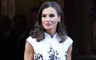 Letizia d'Espagne à l'académie royale d'ingénierie à Madrid