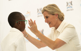 Sophie de Wessex à Kopong au Botswana
