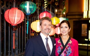 Frederik et Mary de Danemark à l'opéra de Hanoi