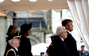 Le roi des Pays-Bas accueille le président italien à Amsterdam