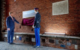 Le roi des Pays-Bas au château de Breda après travaux