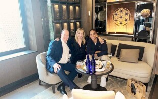 Albert de Monaco, Jazmin Grace et Alexandre  à New York
