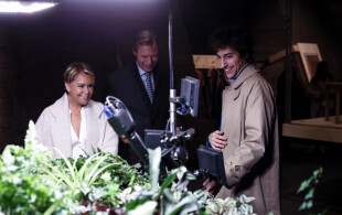 Henri et Maria Teresa de Luxembourg à Belval  pour une exposition d'Esch 2022