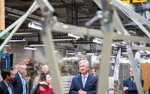 Philippe de Belgique à Anderlecht au Circularium