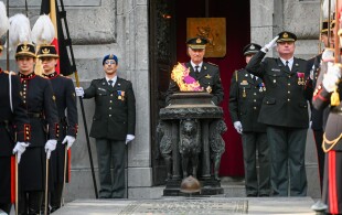 Le roi Philippe commémore l'armistice à Bruxelles