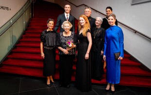 Beatrix des Pays-Bas au gala du Fonds de la danse à Amsterdam